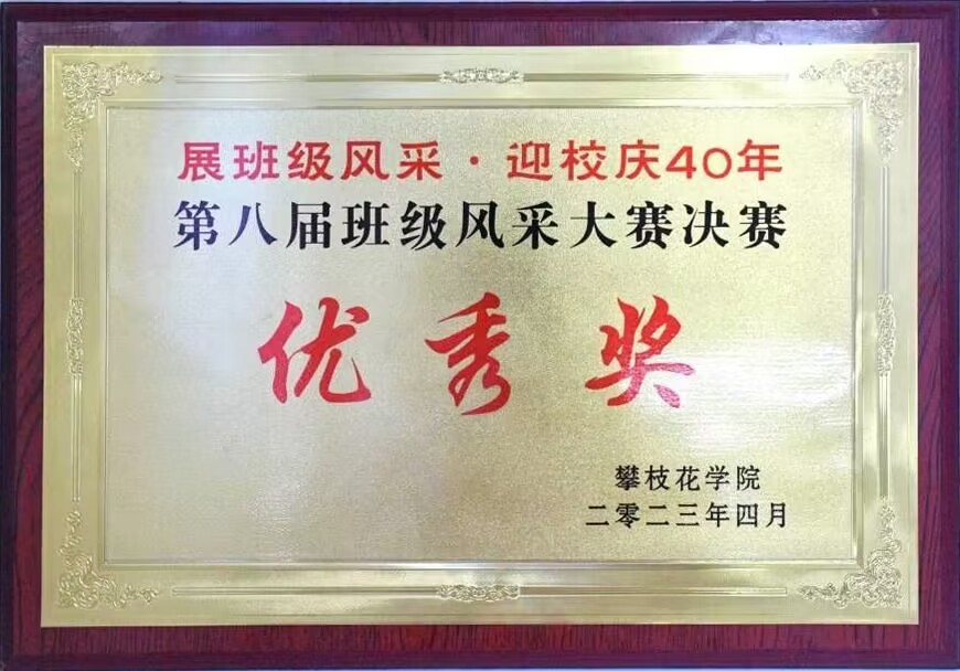 皇冠333体育APP在第八届班级风采大赛中获得“优秀奖”。